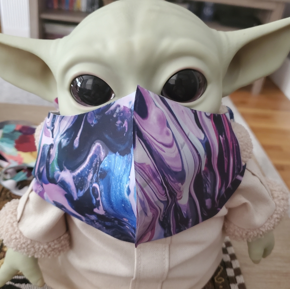 Handmade Sublimated Face Mask 100% polyester